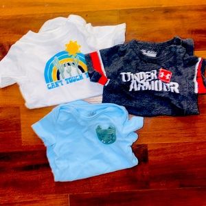3 baby boy onesies